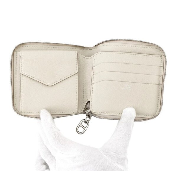 HERMES Zip Ango 2 Chaine d'Ancre Evercolor Beton - Picture 4 of 16